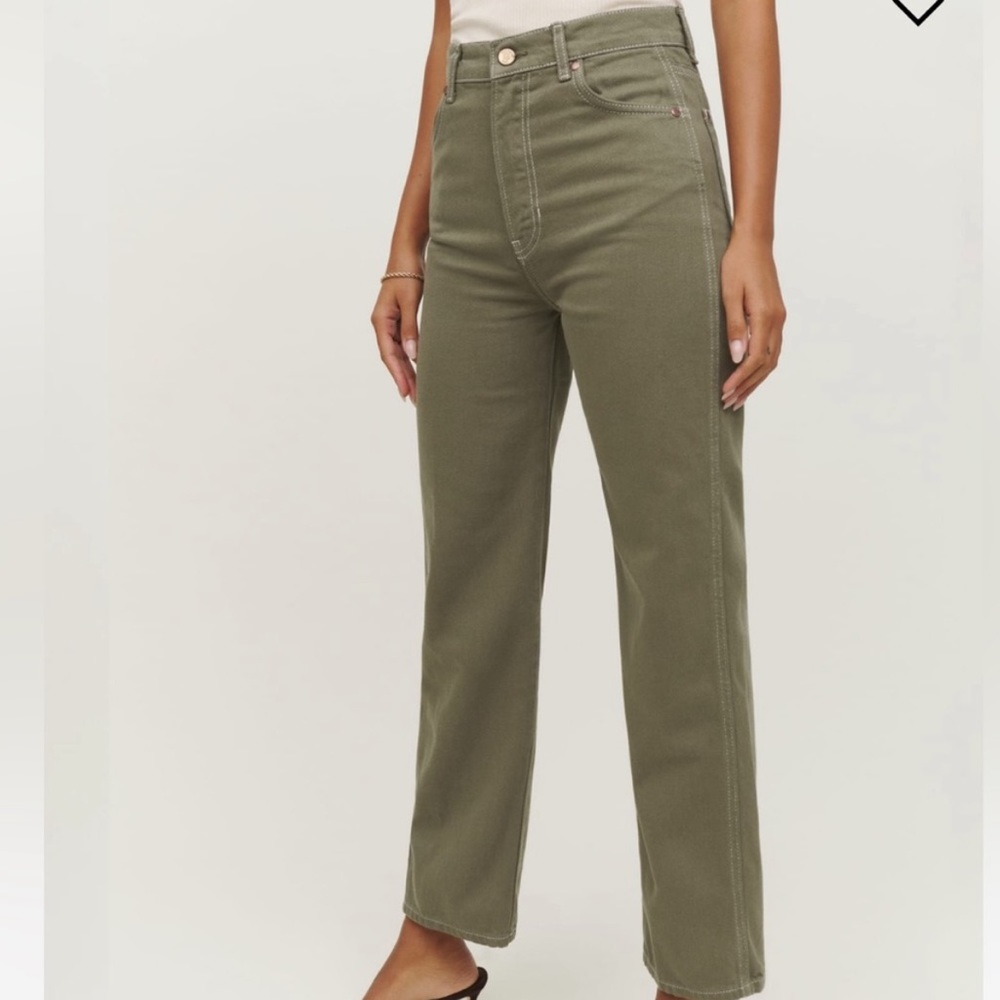 NWT Cowboy High Rise Jean in Kalimata Olive